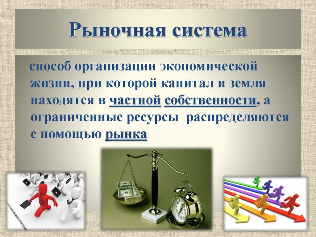 Рыночная система это