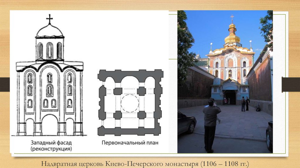 Надвратная церковь Киево-Печерского монастыря (1106 – 1108 гг.)