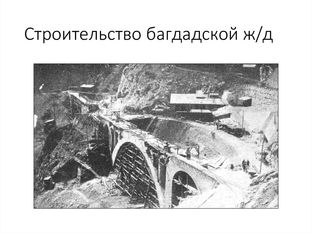 Строительство багдадской ж/д