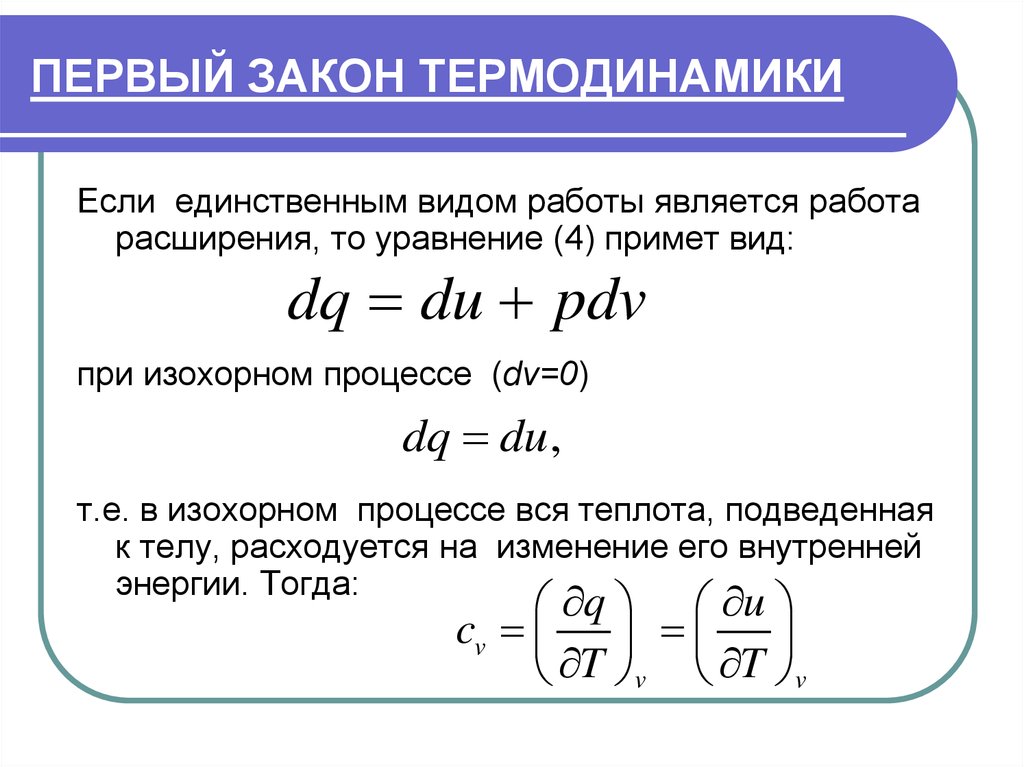 1 закон термодинамики физика 10 класс презентация