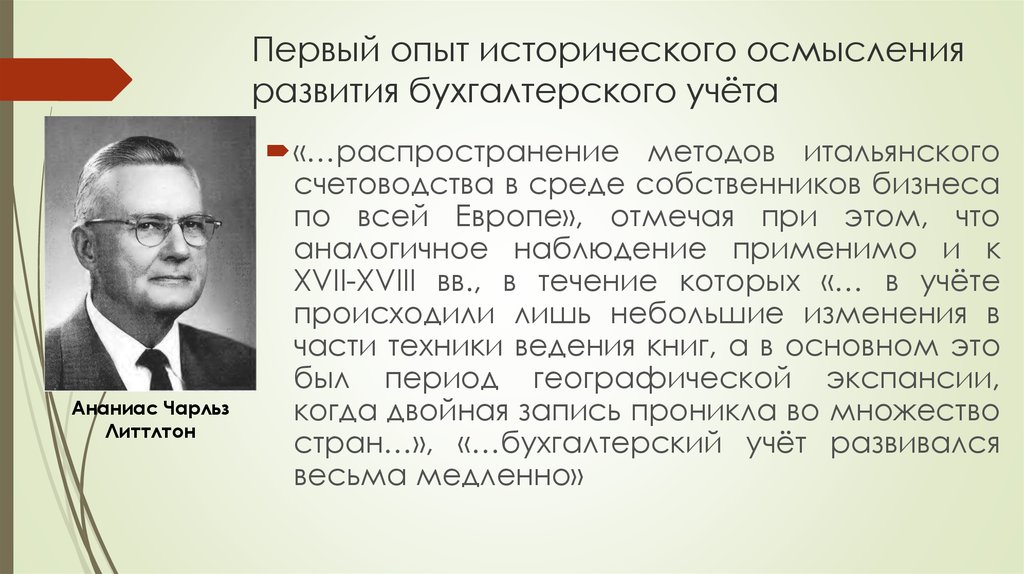 Исторический опыт. История зарождения бухгалтерского учета. Теории счетоводства. История возникновения бухгалтерского учета в Европе.