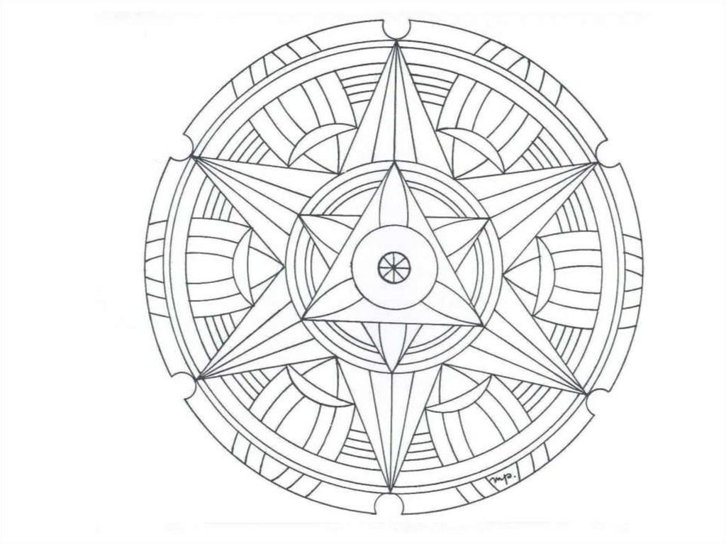 Мандалы схемы для рисования