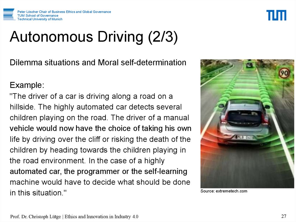 Autonomous Driving (2/3)