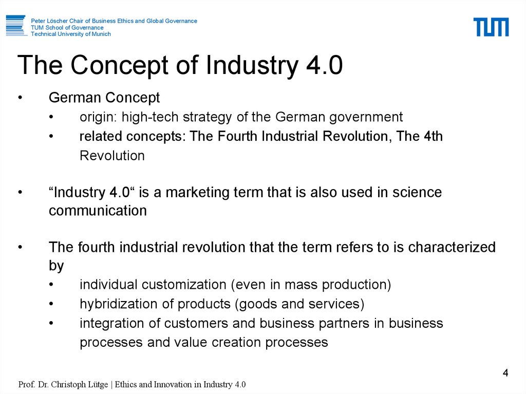 The Concept of Industry 4.0