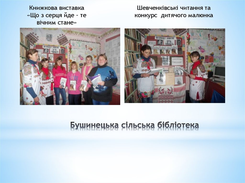 Бушинецька сільська бібліотека