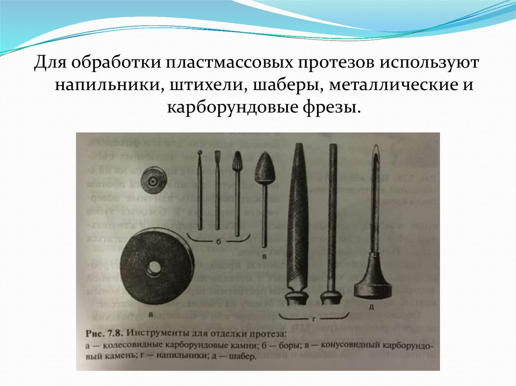 Инструменты протеза