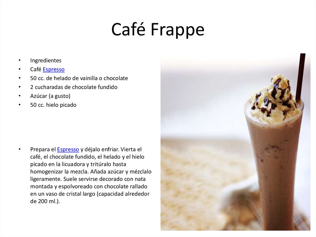 Café Frappe
