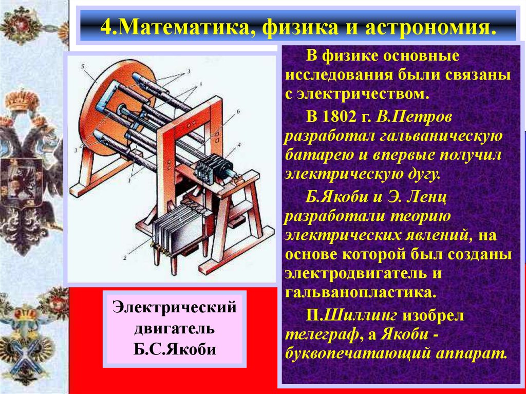 История создания электродвигателя презентация