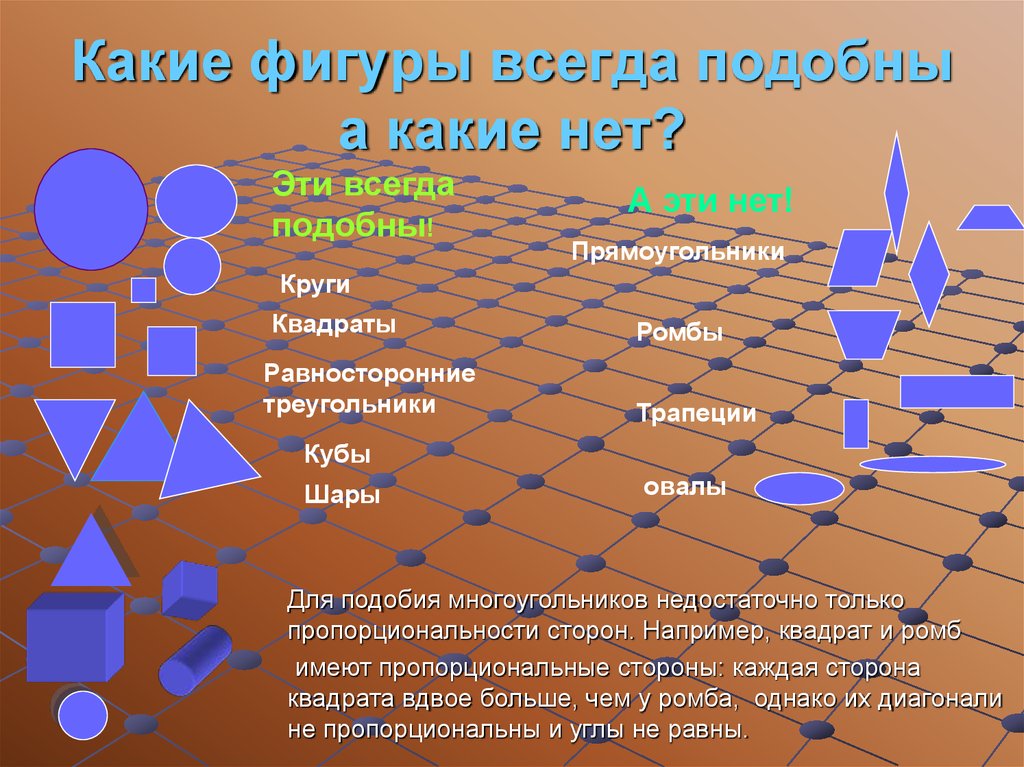 Всегда похож. Подобные ромбы. Какие фигуры подобные. Какие фигуры всегда подобны. Подобие ромбов.