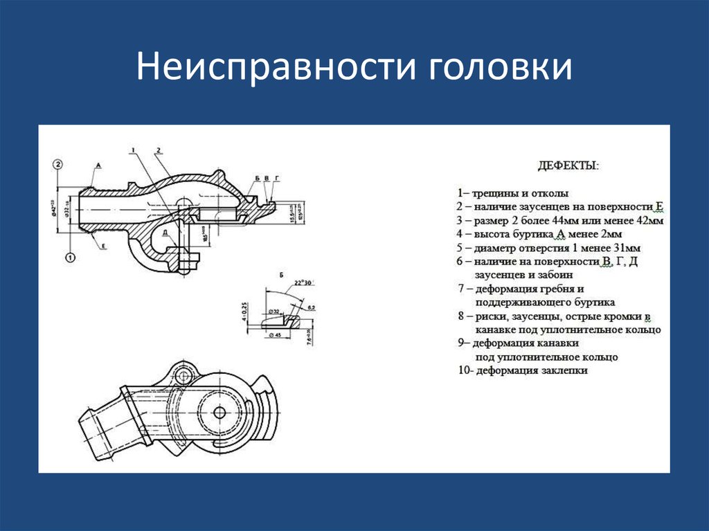 Головка соединительная чертеж