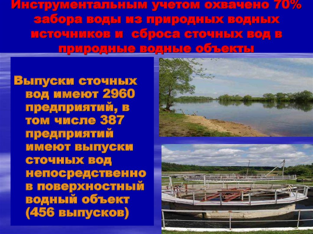 Естественные водные объекты московской области