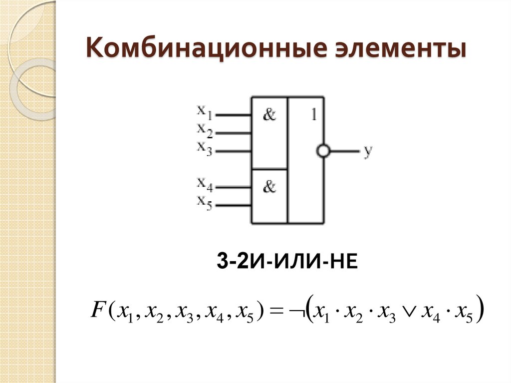 Свойства комбинационных схем