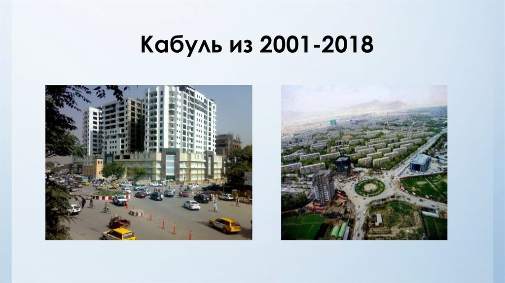 Кабуль из 2001-2018