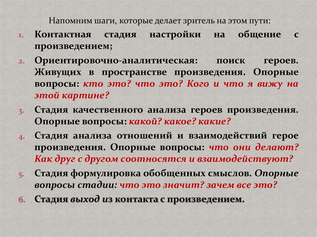 Восприятие художественного произведения. Что такое опорное произведение. Аналитический поиск. Как найти опорное произведение.