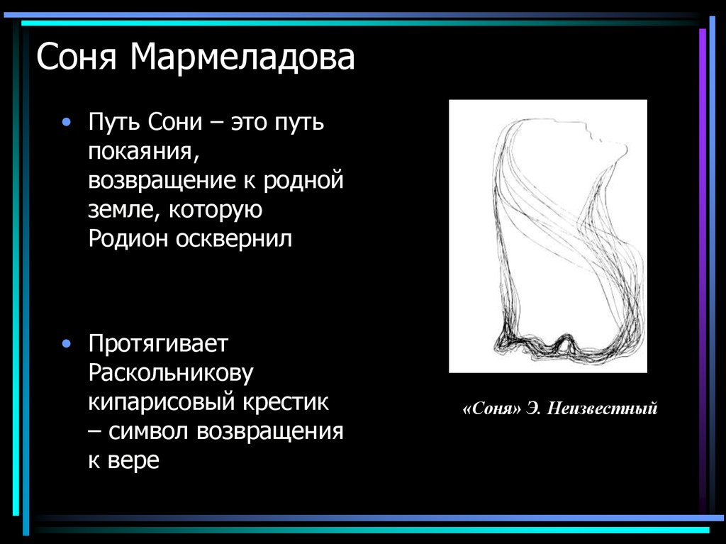 Мармеладов о соне мармеладовой