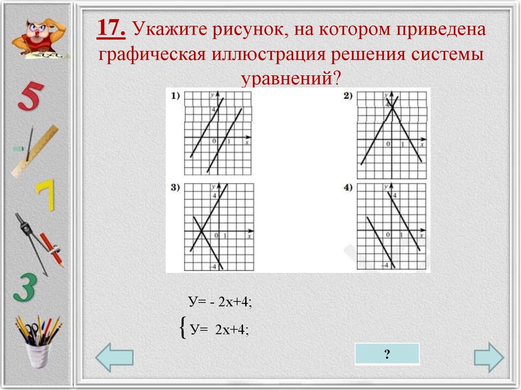 Приведена на рисунке 4. Графическая иллюстрация решения системы. Укажите рисунок на котором. Укажите на рисунке. Графическое решение рисунка.