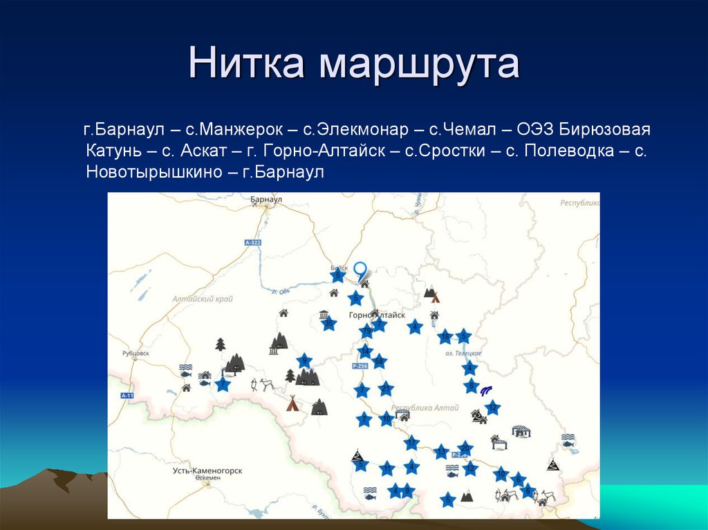 Чемал карта осадков