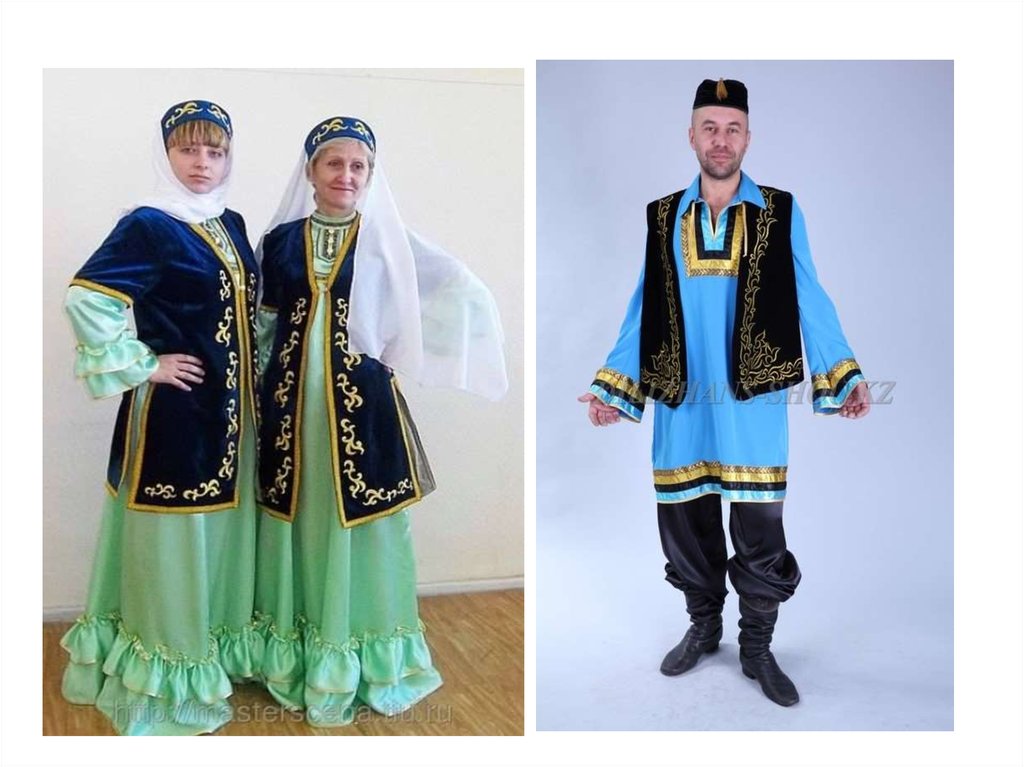 Национальный костюм татаров мужской