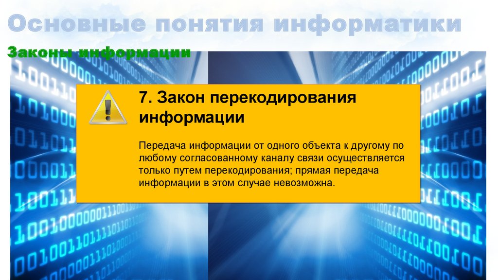 Законы информатики. Фасцинация. Понятие информационного взаимодействия Информатика. Информационное взаимодействие в информатике. Основополагающим понятием информатики является.