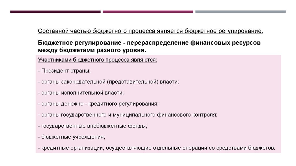 Регламентируют бюджетный процесс нормы. Бюджетное регулирование это. Правовое регулирование бюджетного процесса. Проблемы бюджетного регулирования. Эксклюзивность автоматизации бюджетного процесса.