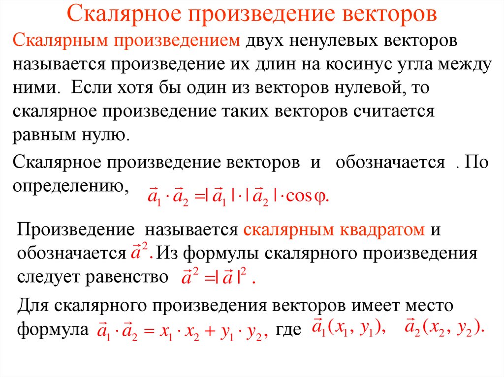 Презентация скалярное произведение векторов 11 класс атанасян