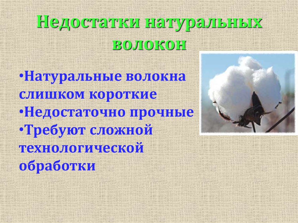 Натуральные волокна преимущества. Недостатки натуральных волокон. Недостатки природных волокон. Природные волокна минусы. Несовершенство природных Слав.