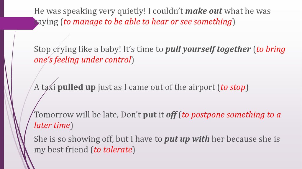 Phrasal Verbs Online Presentation