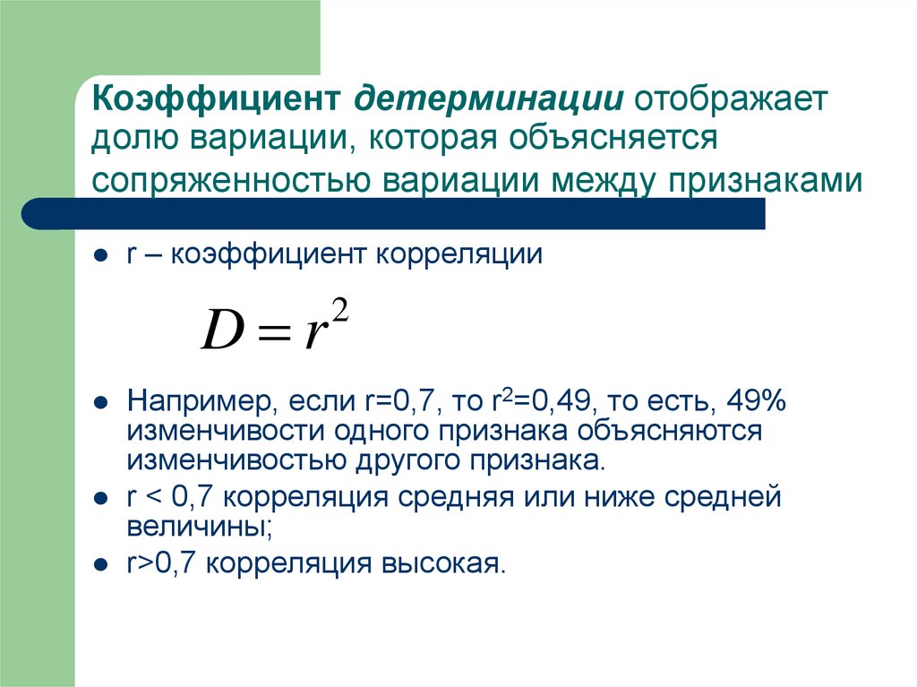 Выборочный коэффициент корреляции