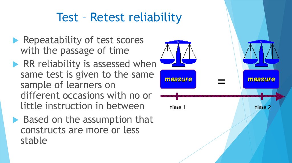 reliability of test in education