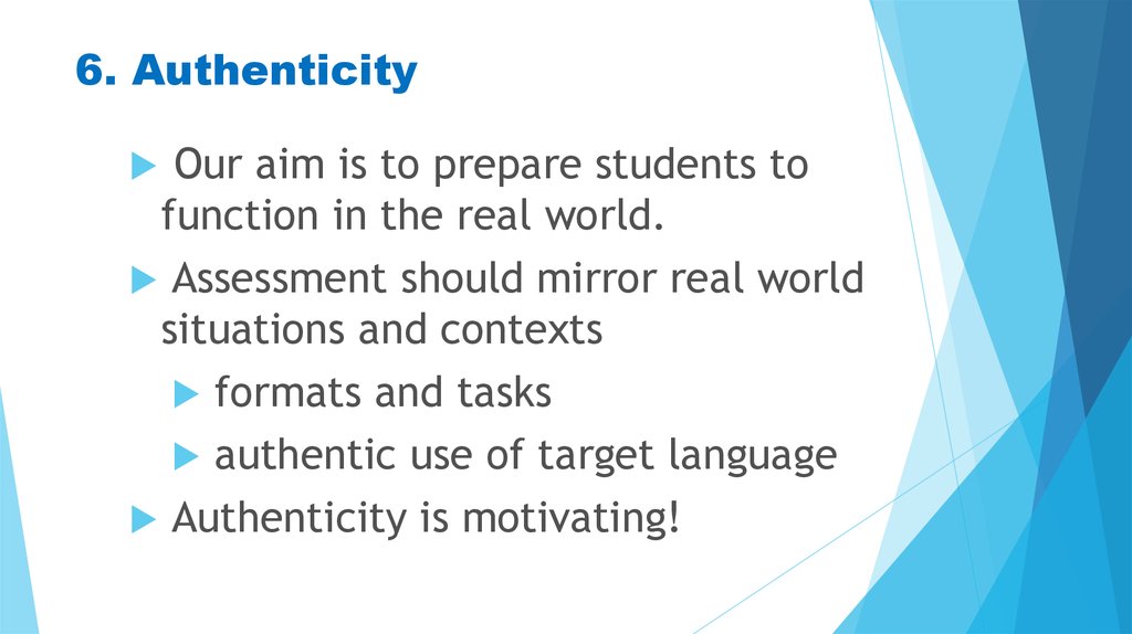 Cornerstones Of Assessment Online Presentation