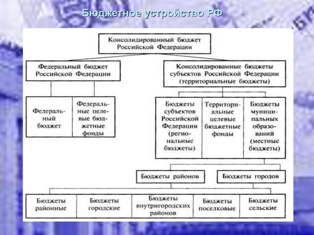 Схема бюджетного устройства рф