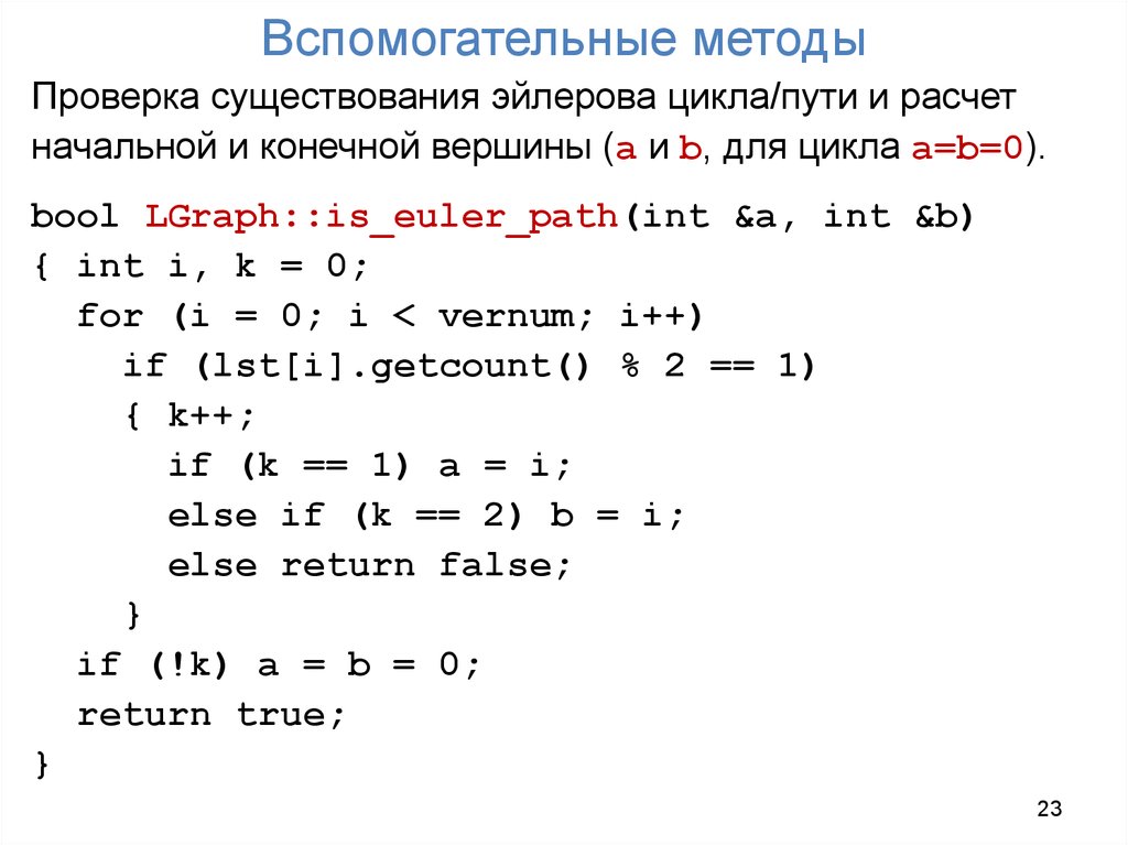 Метод вспомогательного аргумента