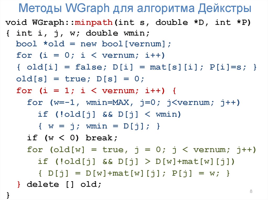 Алгоритм дейкстры python