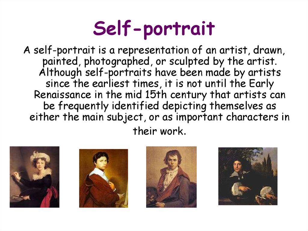 Self-portrait