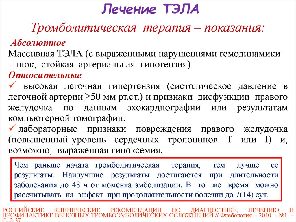 Тэла презентация лечение