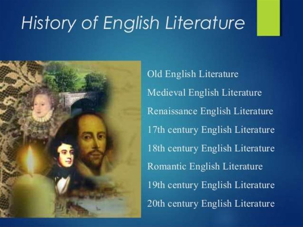 presentation about english literature