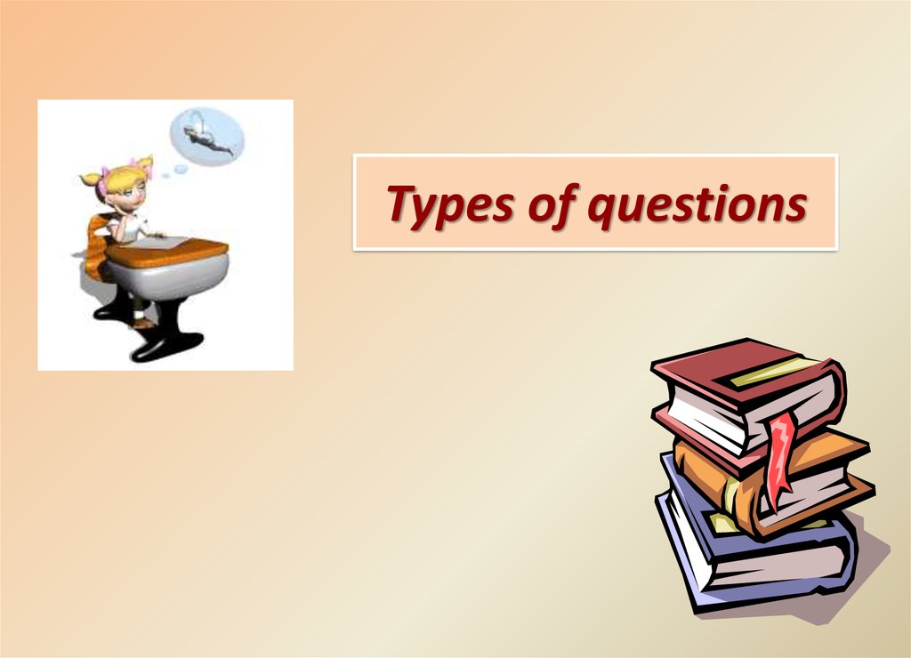 Презентация types of questions