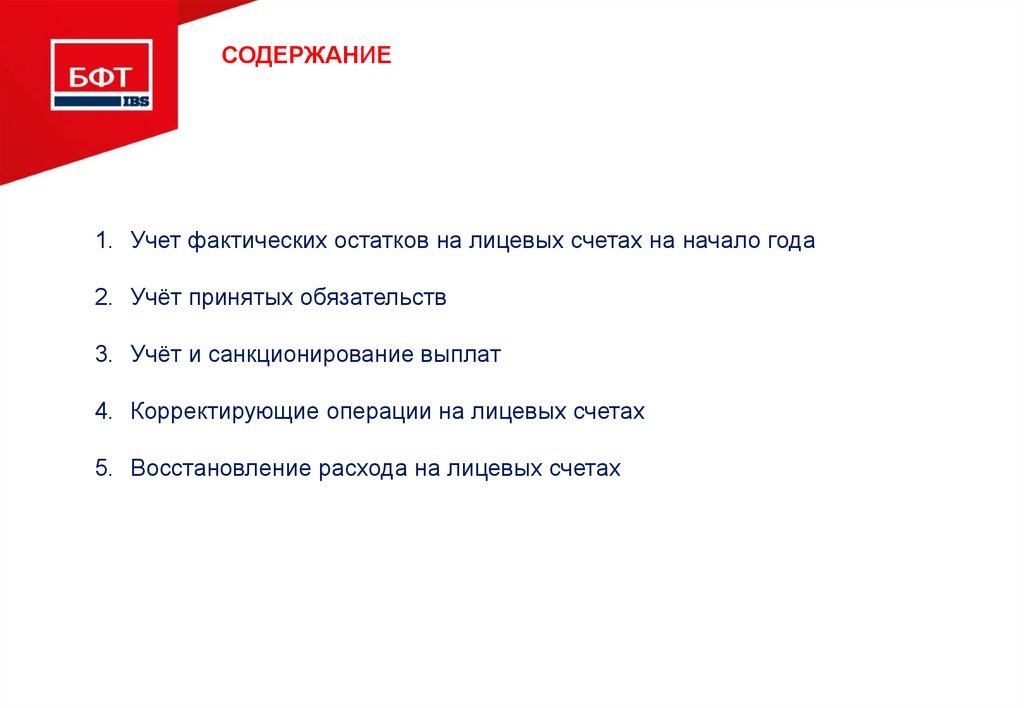 содержание