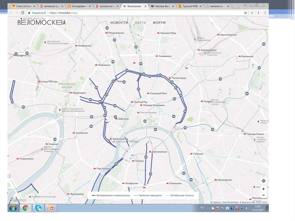 Веломаршруты екатеринбург интерактивная карта