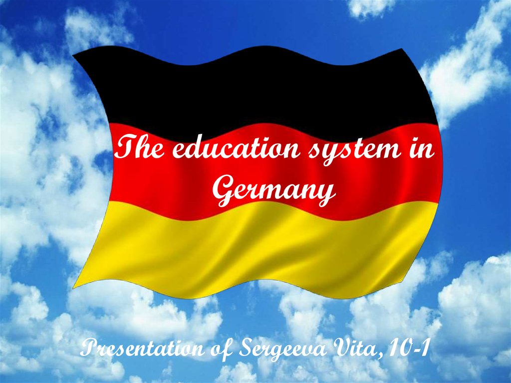 education system in germany presentation