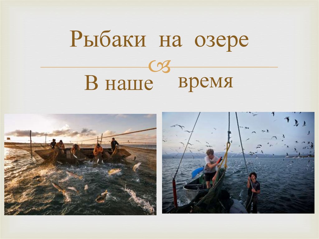 Рыбаки на озере