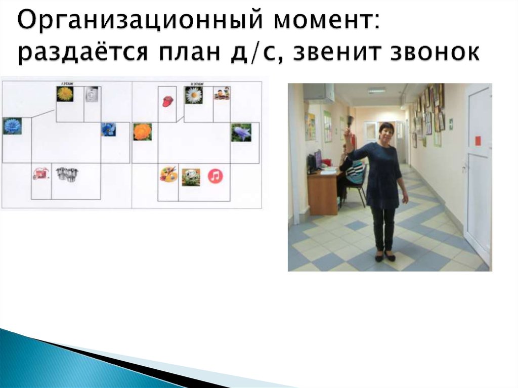 Организационный момент: раздаётся план д/с, звенит звонок