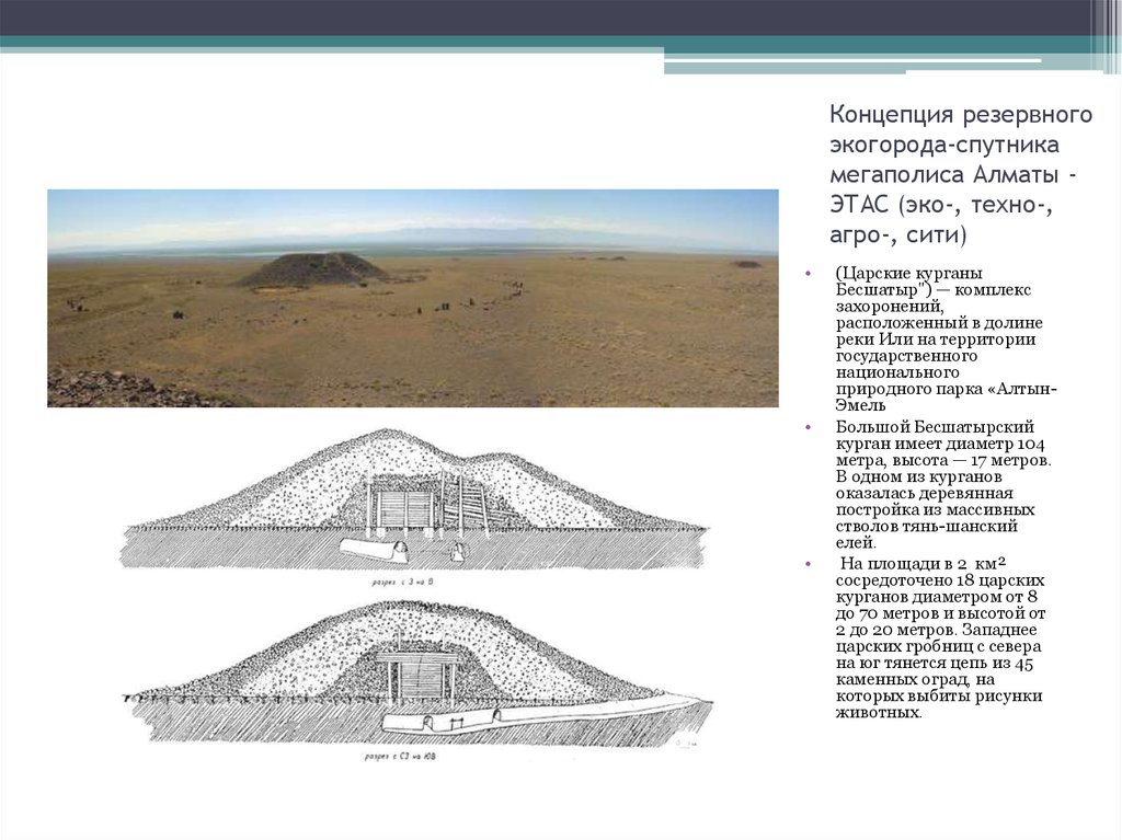 К какому периоду относятся курганы бесшатыр