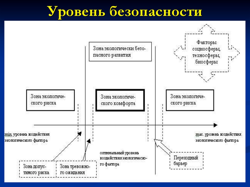 Экологическая безопасность схема