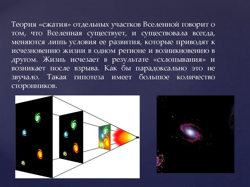 Теория 16. Теория сжатия Вселенной. Вселенная существовала всегда теория. О чем говорит Вселенная. Теория сжатия времени.