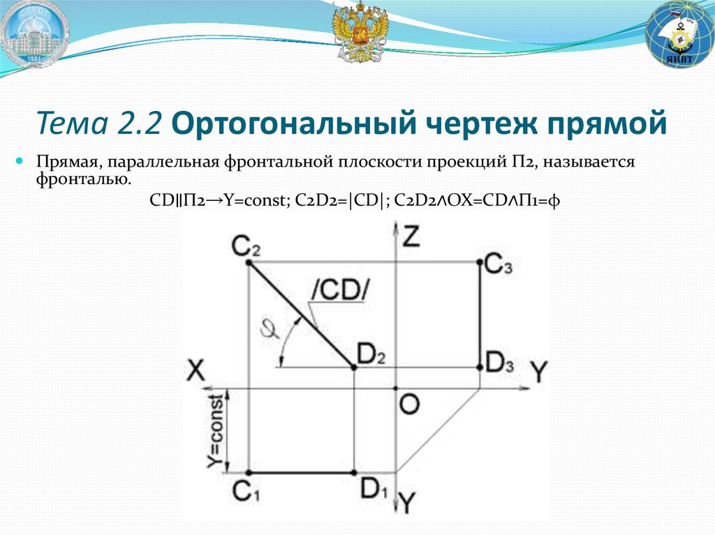 Ортогональный чертеж детали