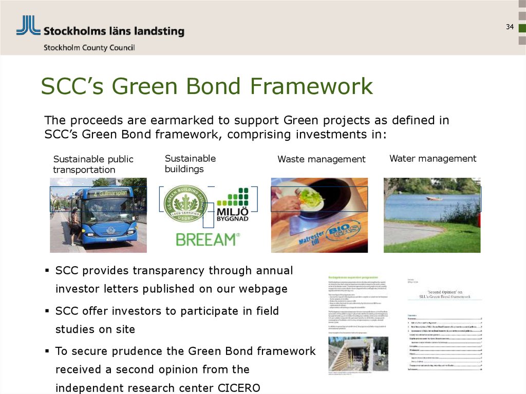 SCC’s Green Bond Framework
