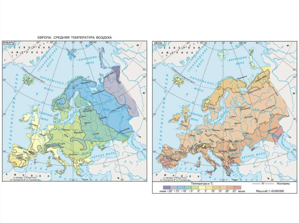 Европейская часть россии температура. Климат Европы карта. Климатическая карта Восточной Европы. Климатическая карта зарубежной Европы карта. Климатическя крата Европа.
