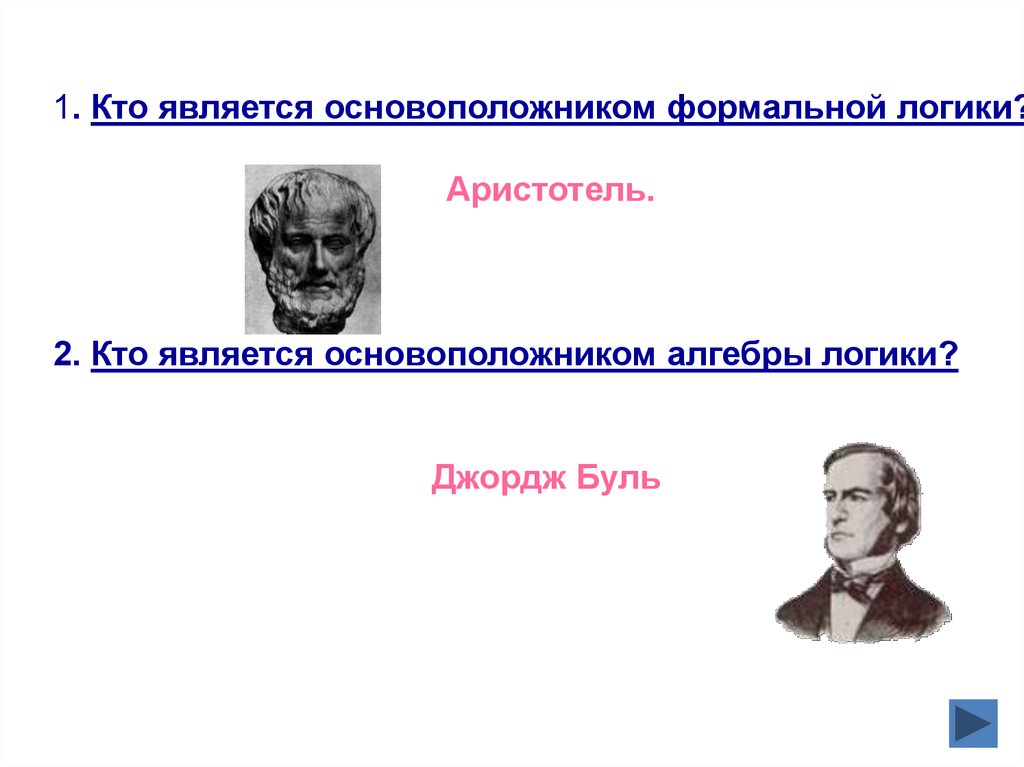 Стал основоположником. Кто является основоположником логики. Кто является основоположником алгебры логики?. Кто является основоположником формальной логики. Кто является родоначальником логики.