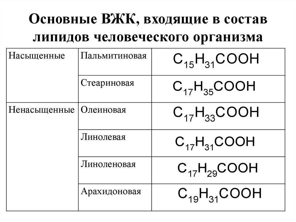 Высшие жирные кислоты. Линолевая и пальмитиновая кислота формулы. Олеиновая линолевая линоленовая кислота формула. Линоленовая кислота формула общая. Кислота олеиновая линолевая таблица.